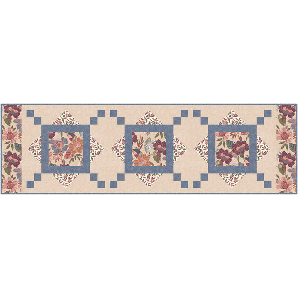 A Garden of Stitches Runner<br>by Wendy Sheppard<br>Available September 2025