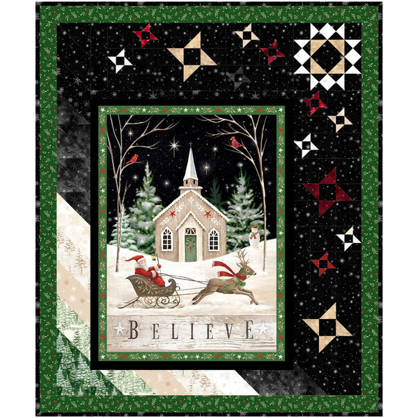 Star of Wonder Quilt<br>by Lucy Fazely<br>A Digital Quilt Top Offer<br>Available May 2025