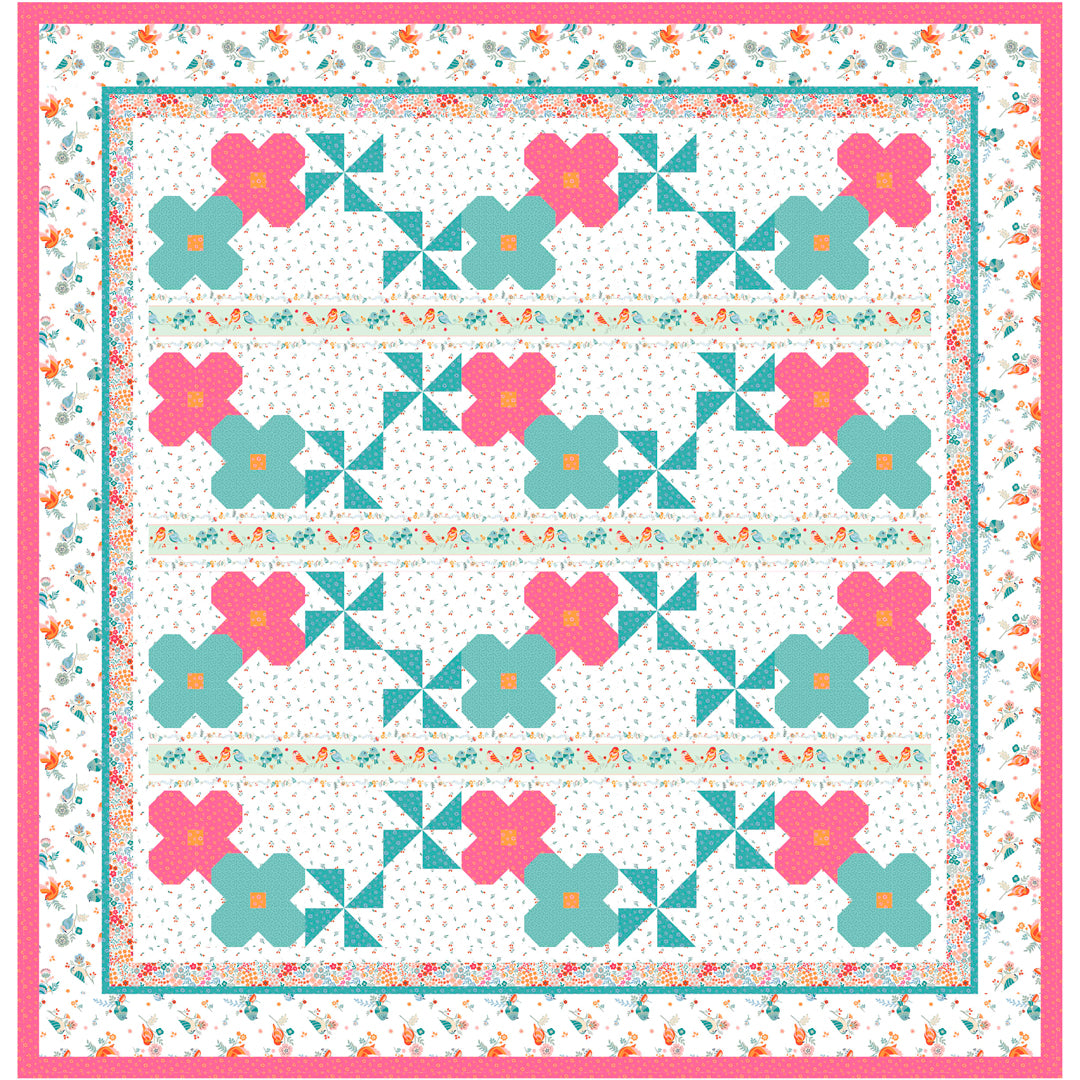 On the Porch Quilt<br>by Cyndi Hershey<br>Available May 2025