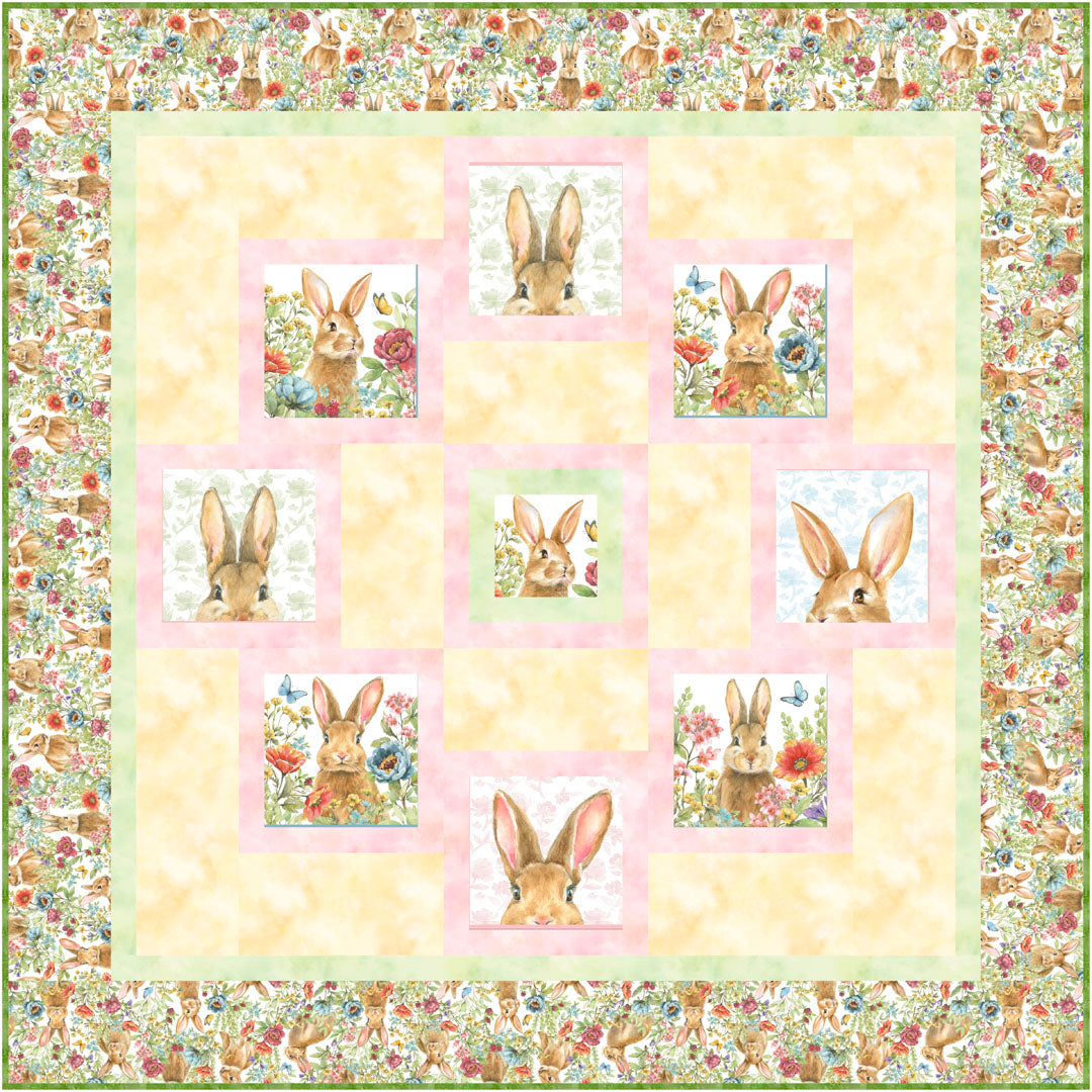 Bunnies & Blooms Hypnotized Pattern for Purchase