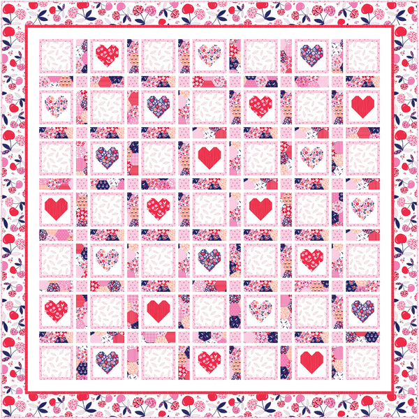 Cherry Patch<br>Cherry Patch Quilt<br>by Wendy Sheppard<br>Available February 2025