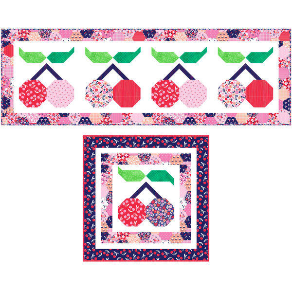 Cherry Patch<br>Cherry Patch Quilt Set<br>by Wendy Sheppard<br>Available February 2025