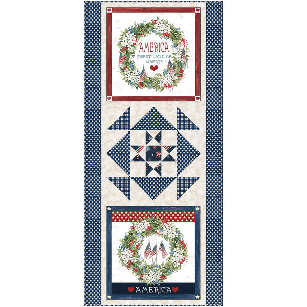 Farmhouse Americana<br>God Bless America Banner<br>by Wendy Sheppard<br>Available March 2025