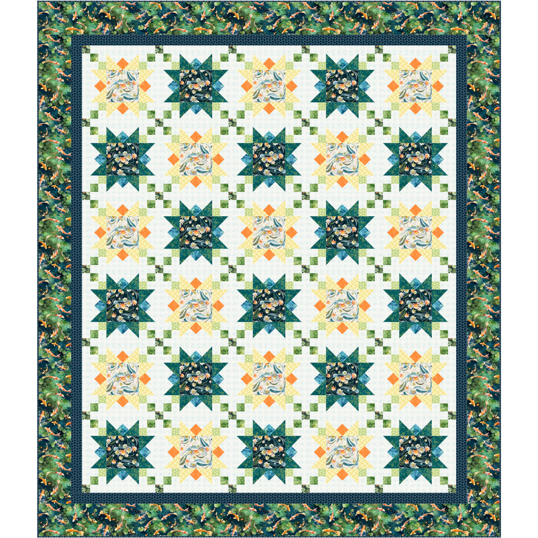 Star Lilies Quilt<br>by Stacey Day<br>Available Now!