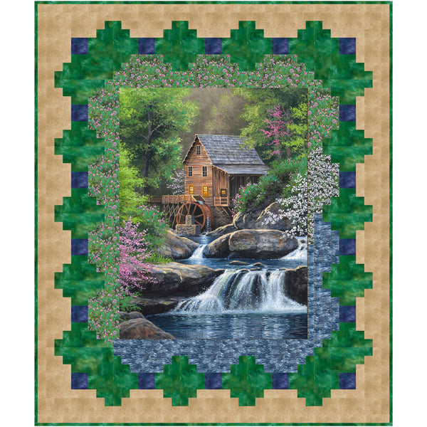 Spring Mill<br>Spring Mill Quilt<br>by Cyndi Hershey<br>Available February 2025