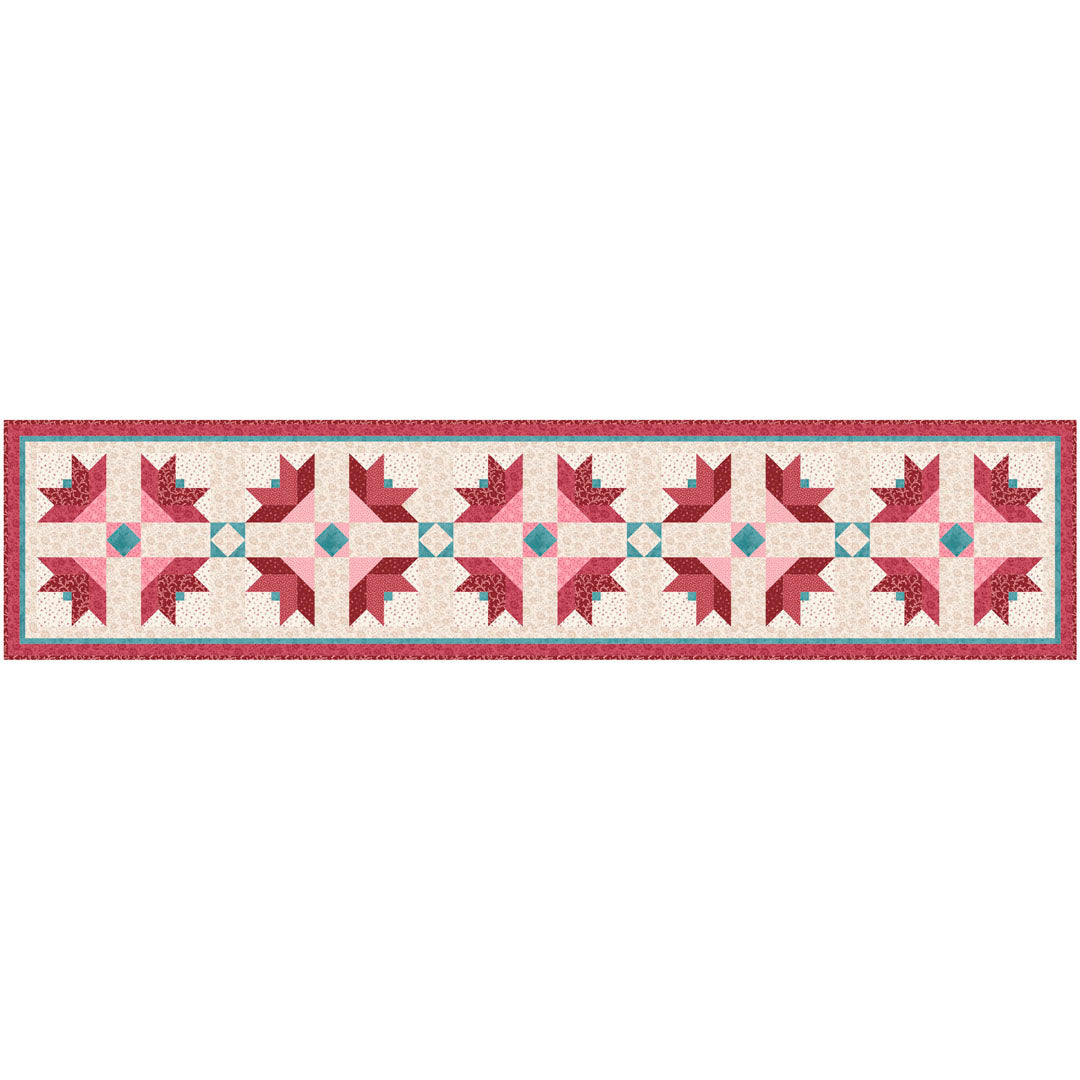 Victoria <br>Bed Runner design by Cyndi Hershey<br>Available November 2024.