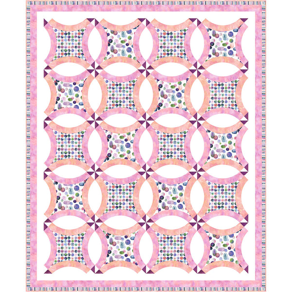 Gemstones<br>Pink Dot Quilt by Cyndi Hershey<br>Available Now!