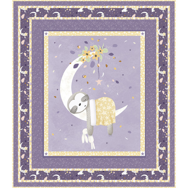 Sleepy Sloth<br>Purple Quilt by Stacey Day<br>Available Now!